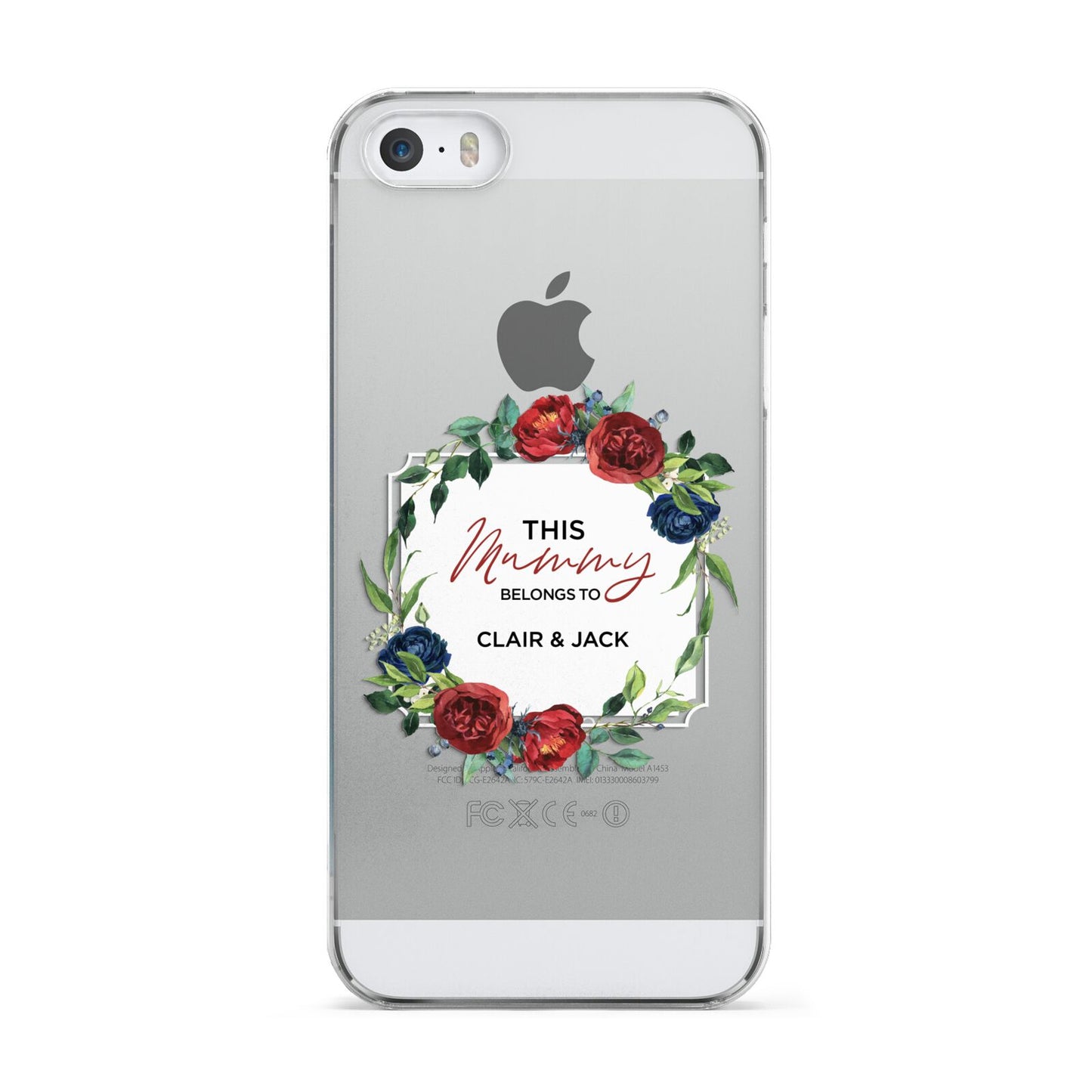 Mothers Day Flower Plaque Apple iPhone 5 Case