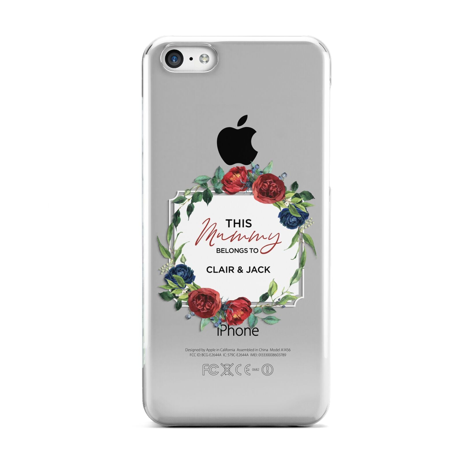 Mothers Day Flower Plaque Apple iPhone 5c Case