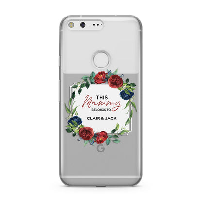 Mothers Day Flower Plaque Google Pixel Case