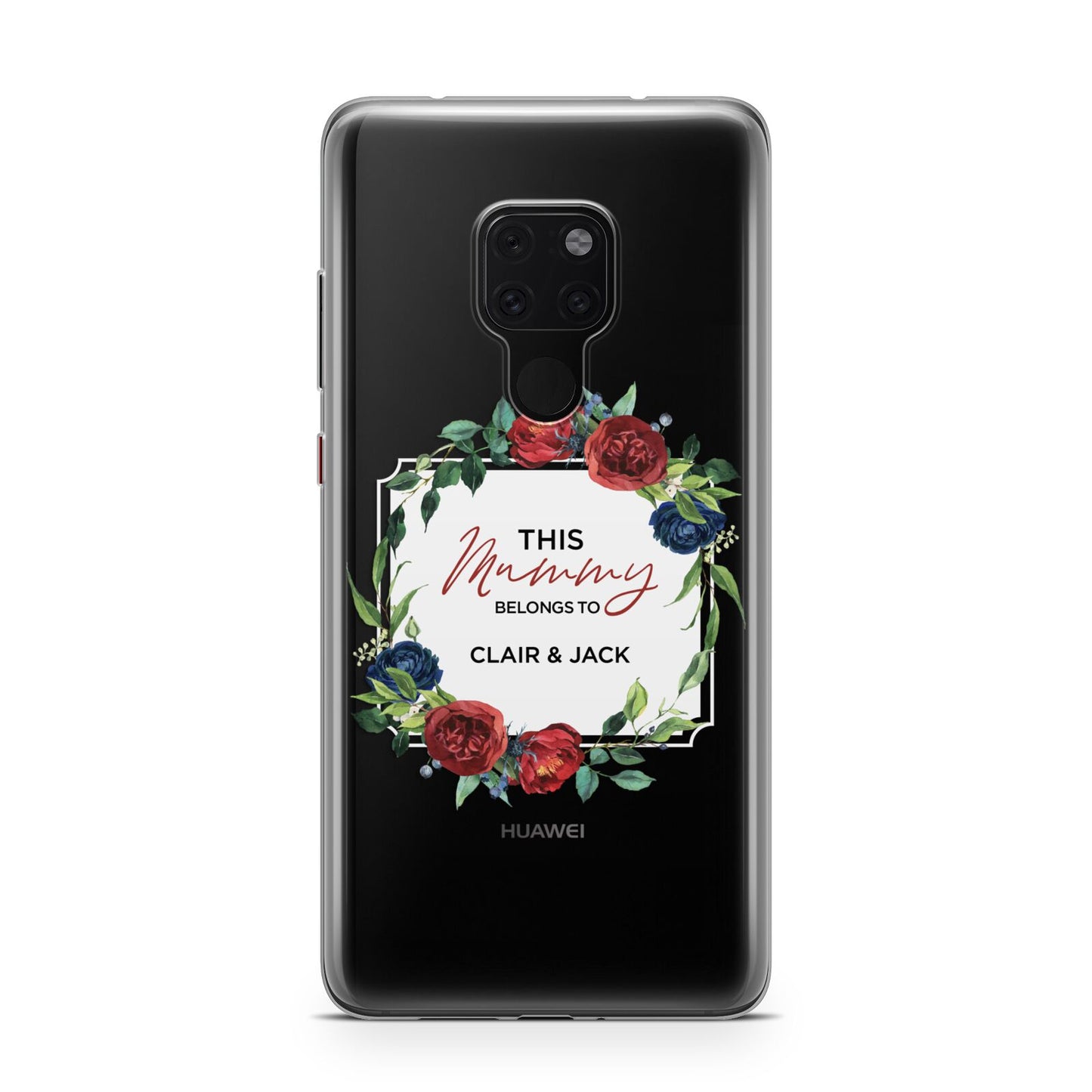 Mothers Day Flower Plaque Huawei Mate 20 Phone Case