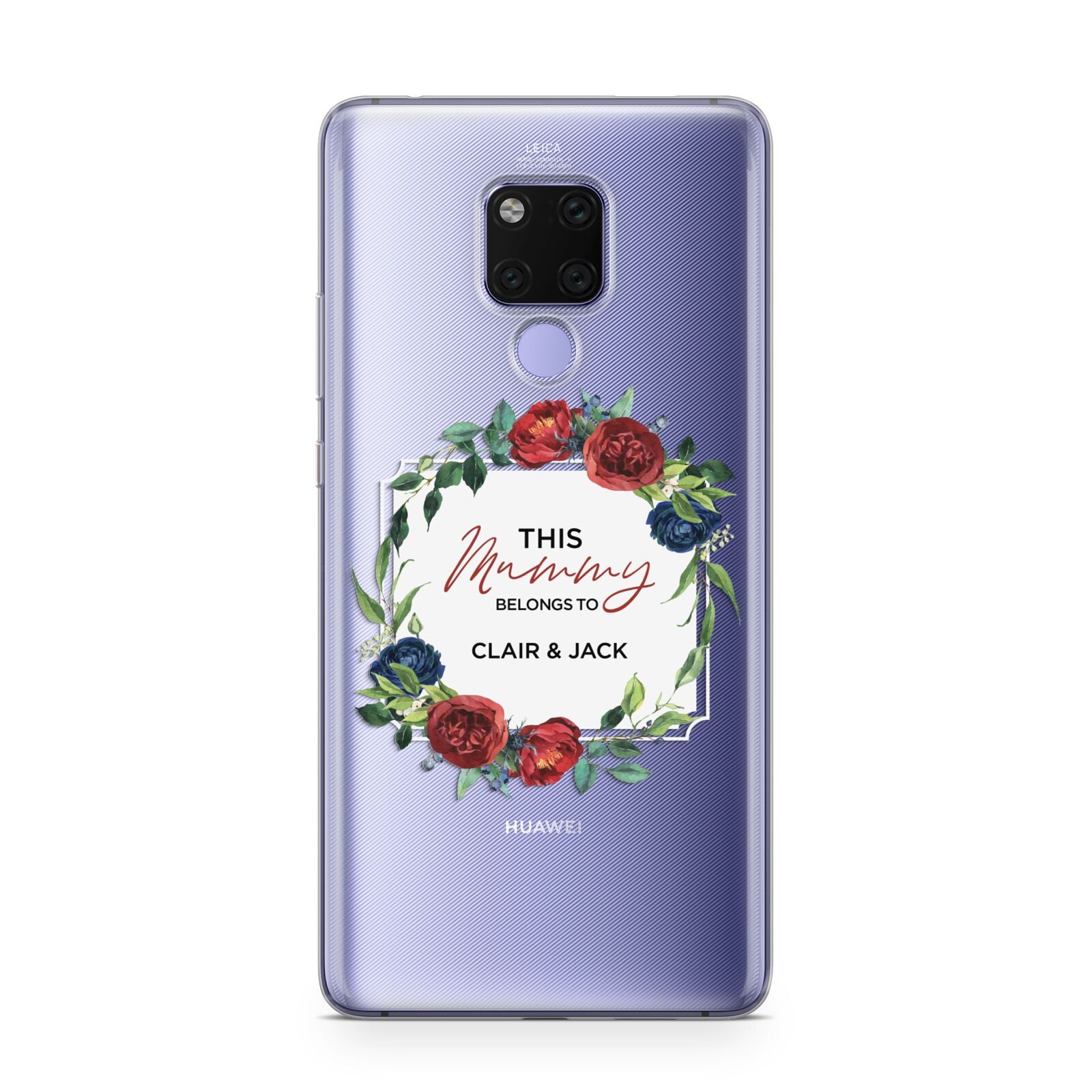 Mothers Day Flower Plaque Huawei Mate 20X Phone Case