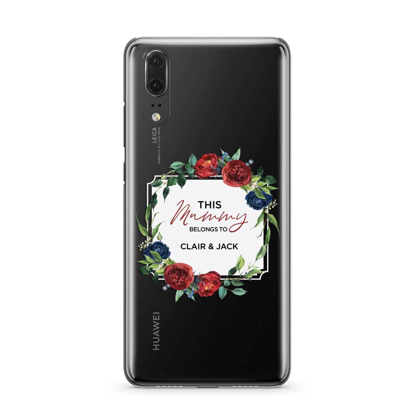 Mothers Day Flower Plaque Huawei P20 Phone Case