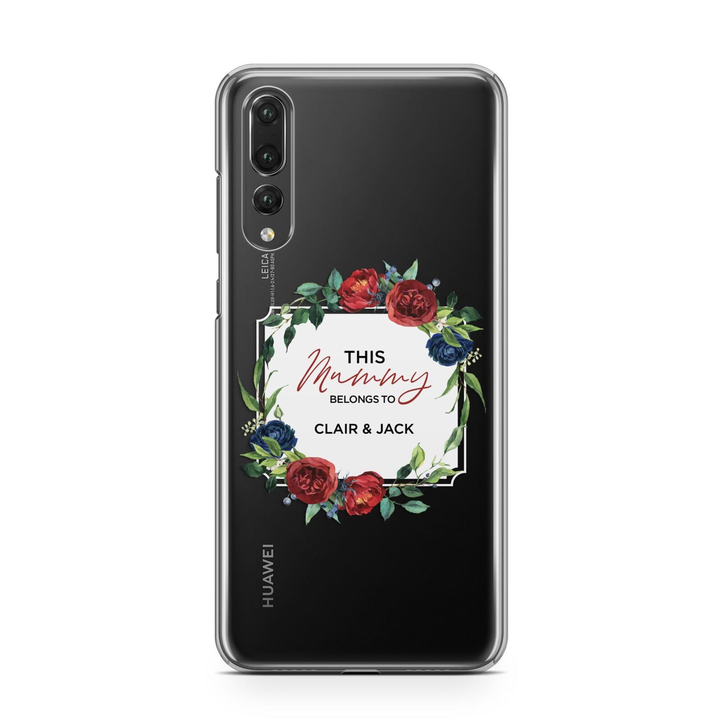 Mothers Day Flower Plaque Huawei P20 Pro Phone Case