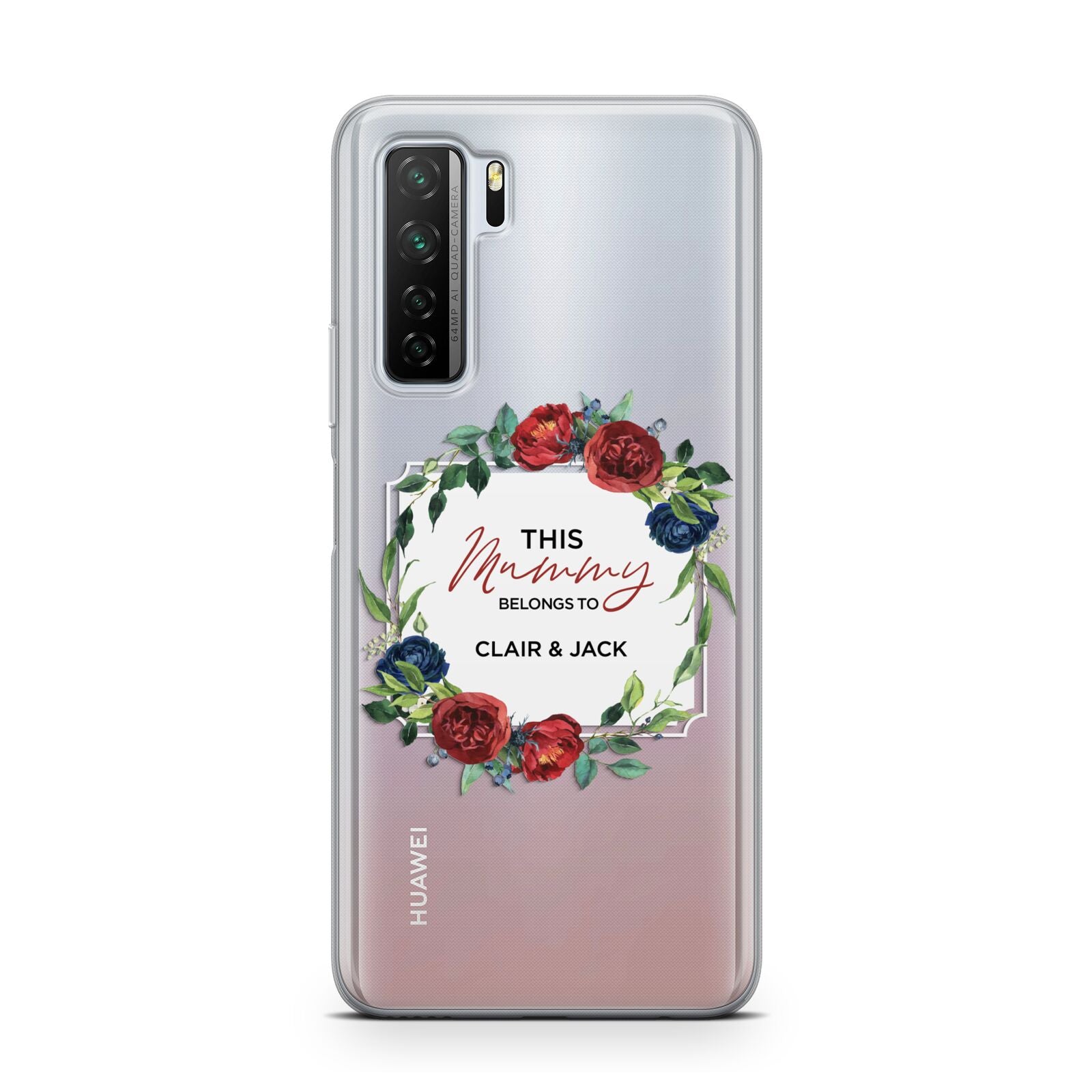 Mothers Day Flower Plaque Huawei P40 Lite 5G Phone Case