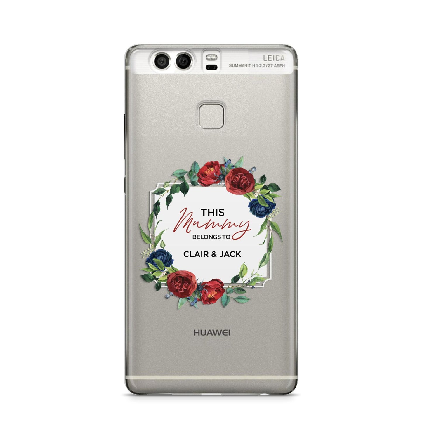 Mothers Day Flower Plaque Huawei P9 Case