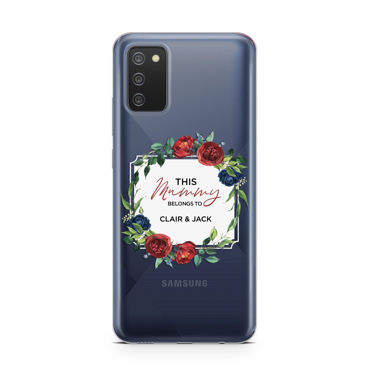 Mothers Day Flower Plaque Samsung A02s Case