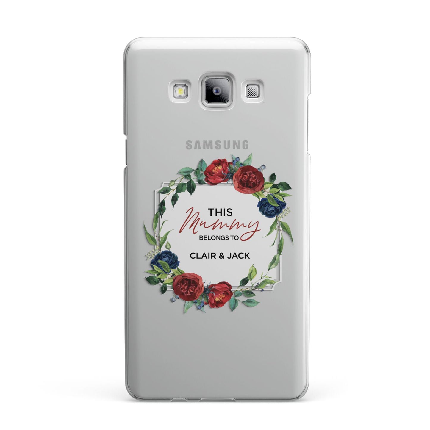 Mothers Day Flower Plaque Samsung Galaxy A7 2015 Case