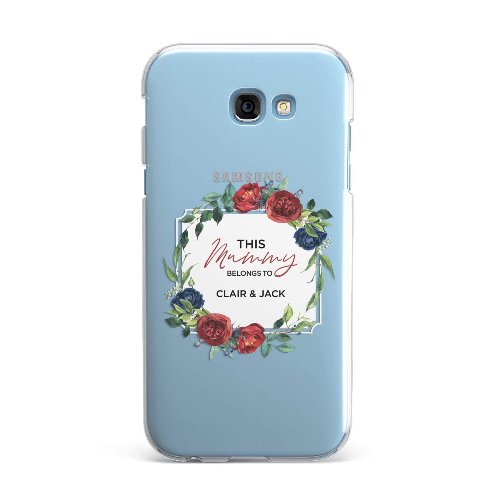 Mothers Day Flower Plaque Samsung Galaxy A7 2017 Case