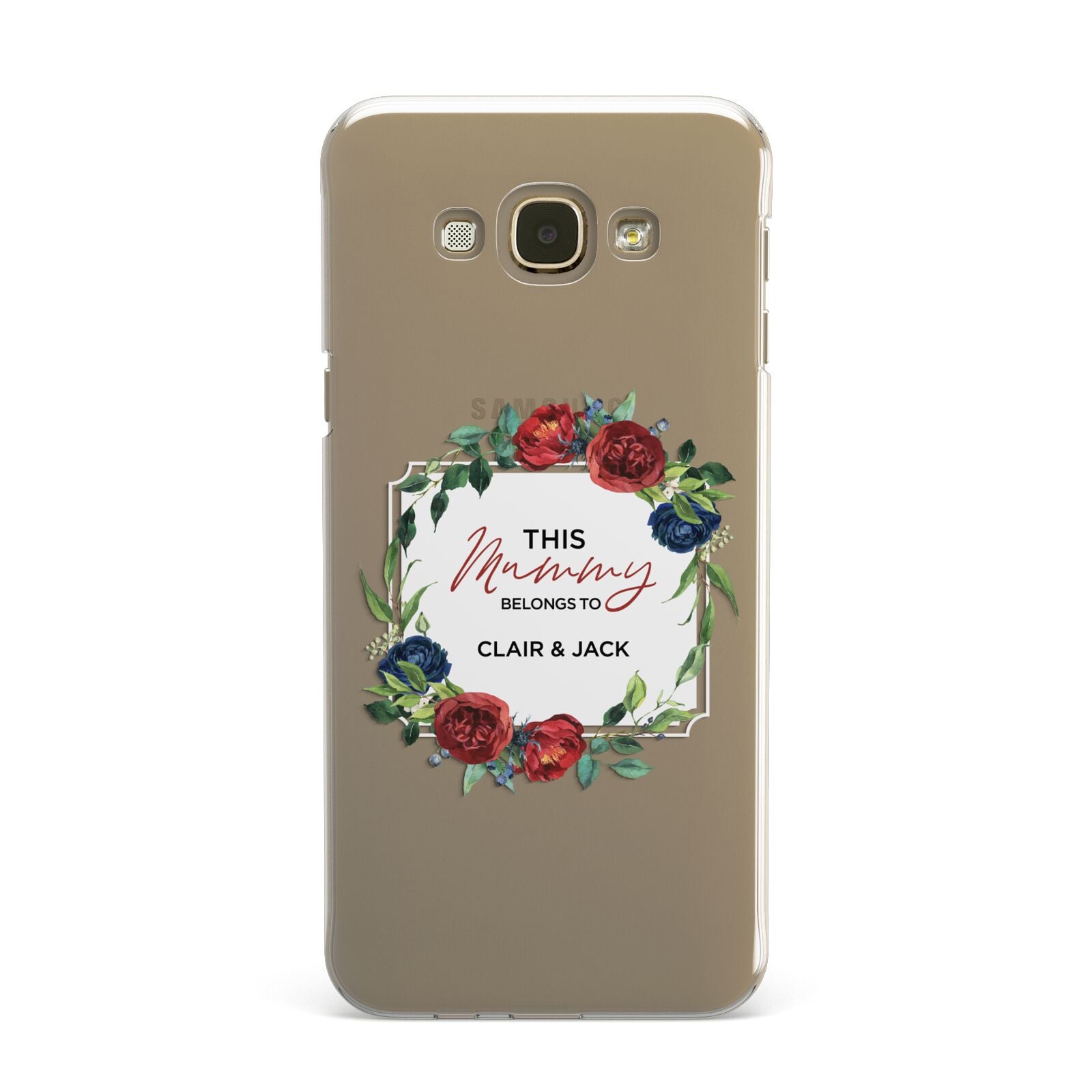 Mothers Day Flower Plaque Samsung Galaxy A8 Case