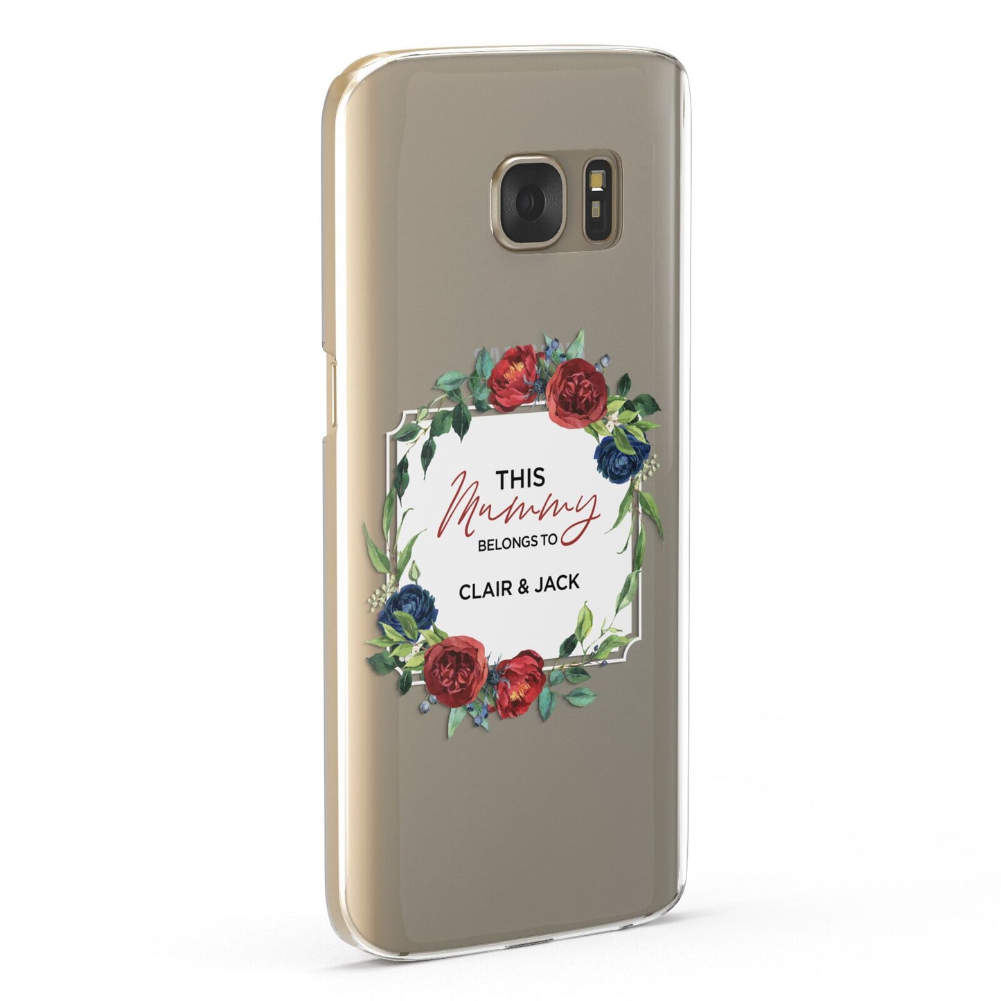 Mothers Day Flower Plaque Samsung Galaxy Case Fourty Five Degrees