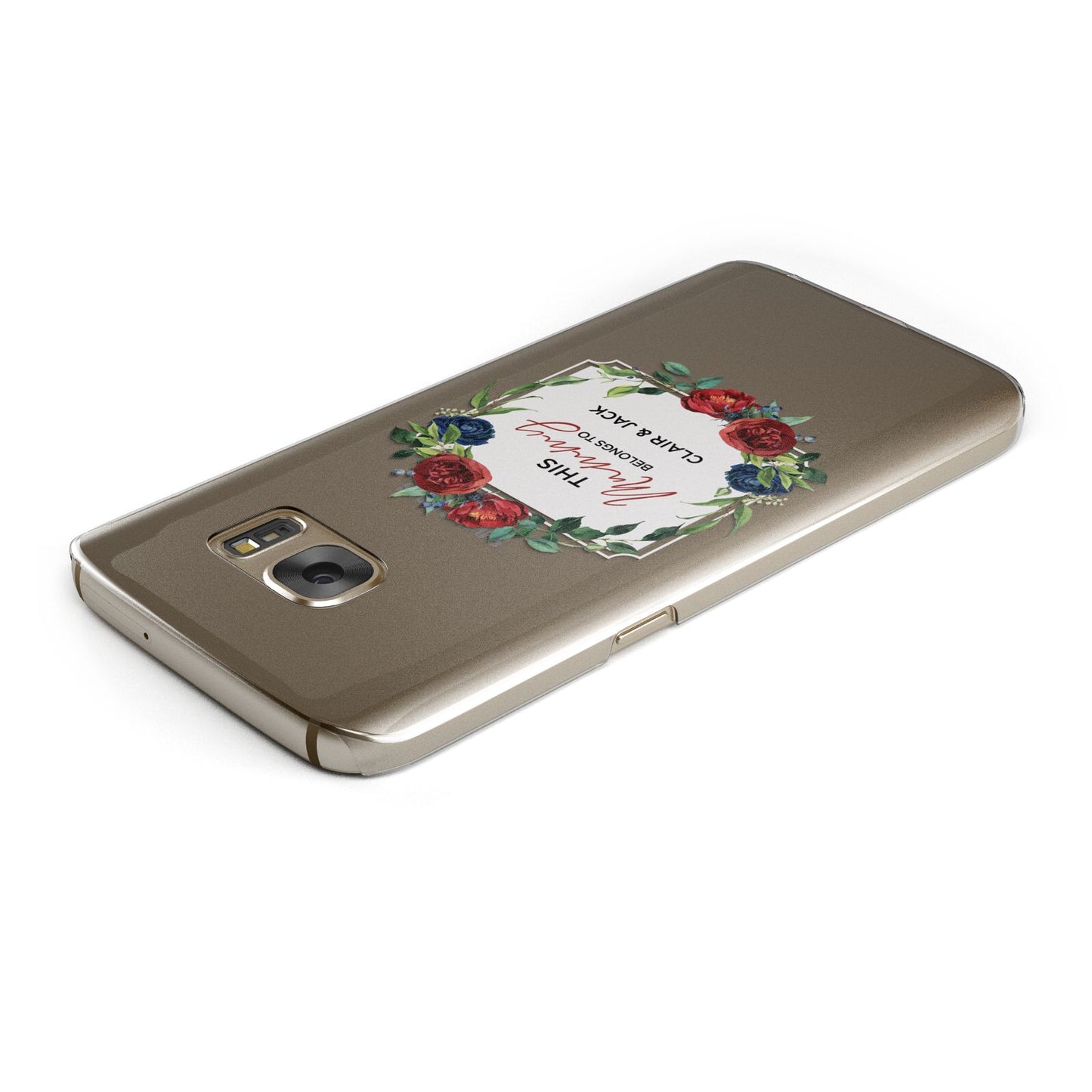 Mothers Day Flower Plaque Samsung Galaxy Case Top Cutout