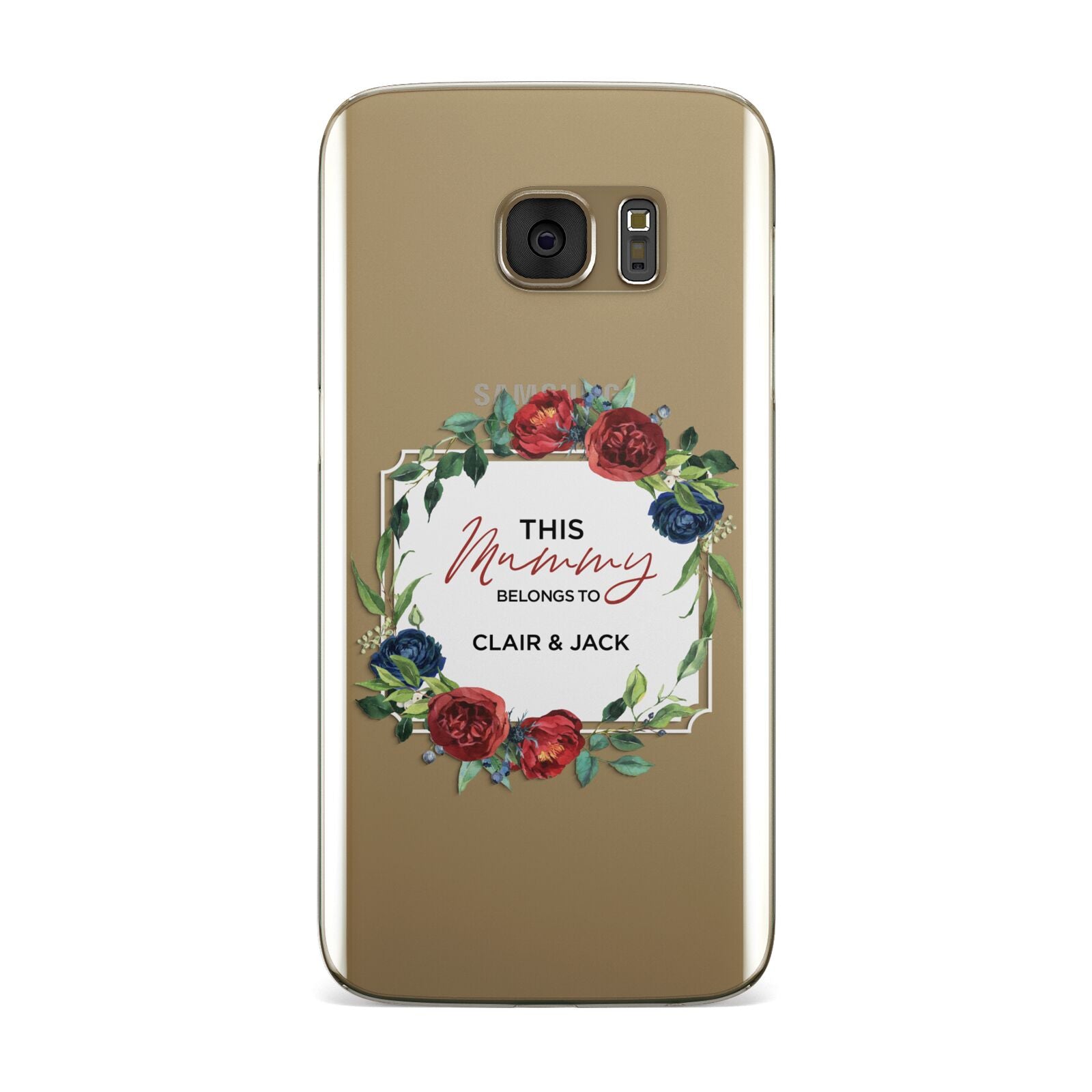 Mothers Day Flower Plaque Samsung Galaxy Case