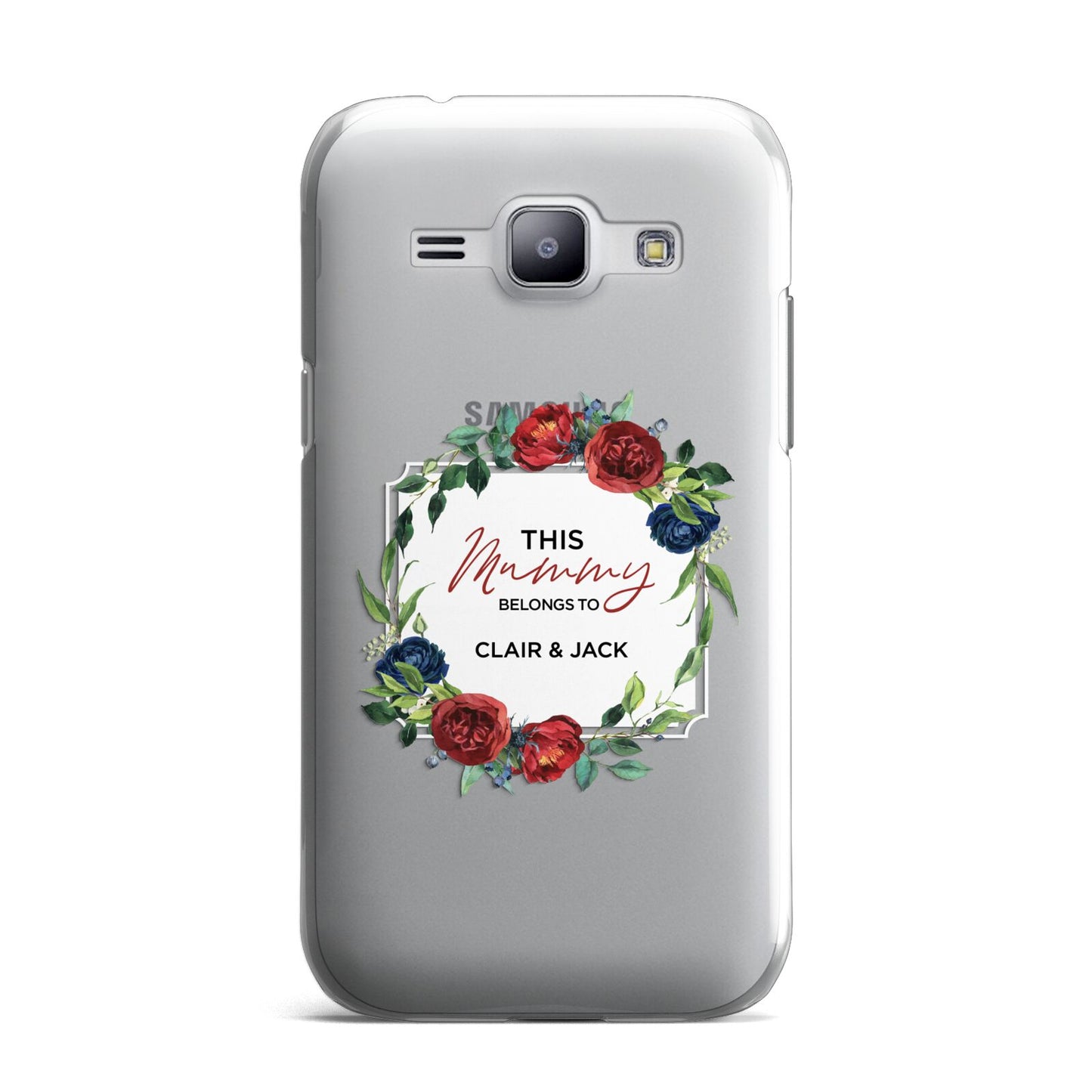 Mothers Day Flower Plaque Samsung Galaxy J1 2015 Case