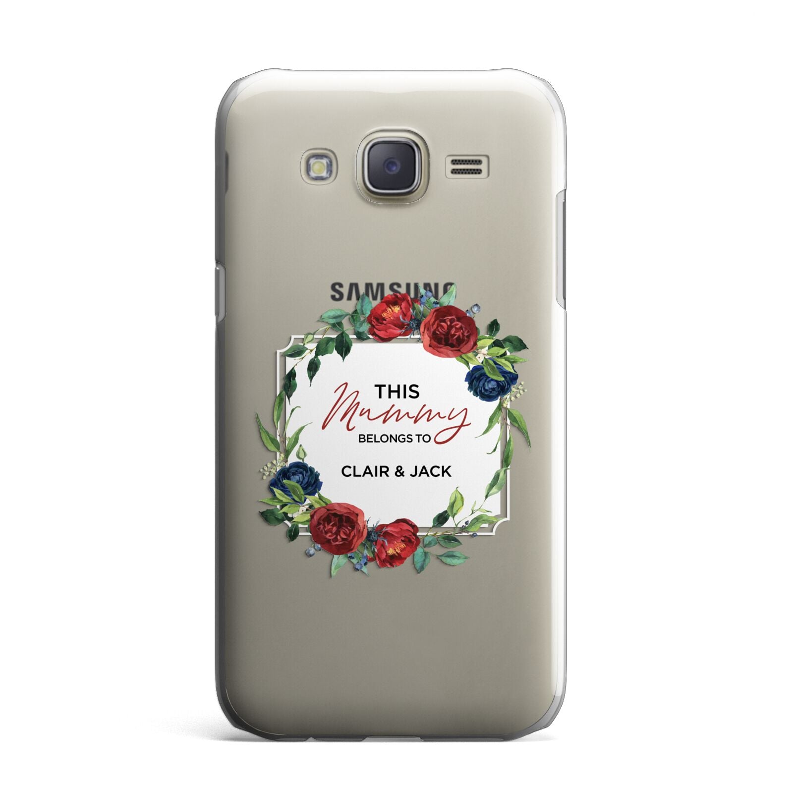 Mothers Day Flower Plaque Samsung Galaxy J7 Case