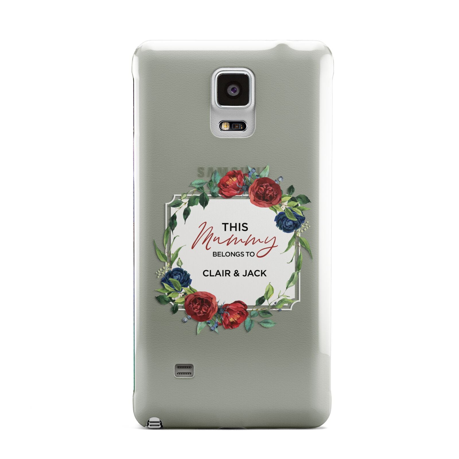 Mothers Day Flower Plaque Samsung Galaxy Note 4 Case