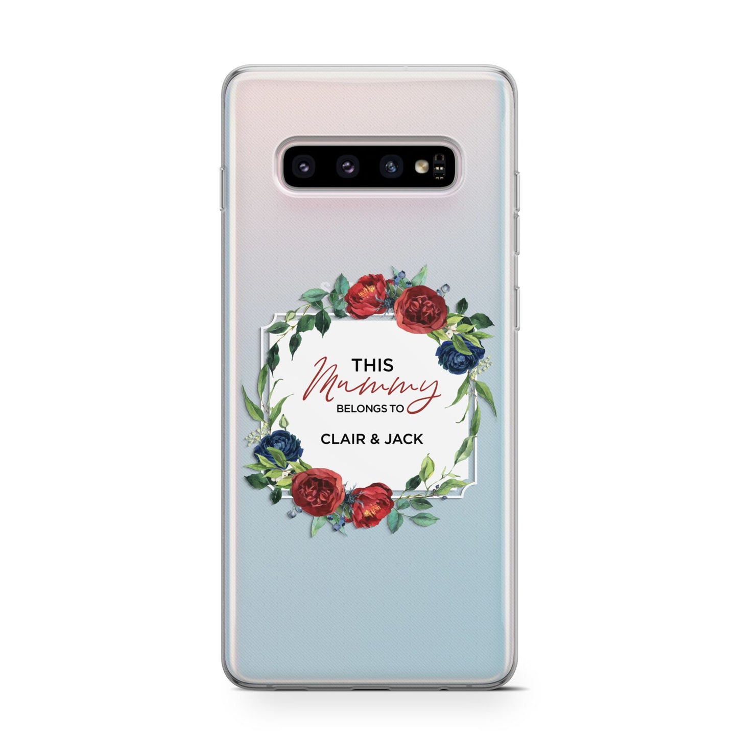 Mothers Day Flower Plaque Samsung Galaxy S10 Case