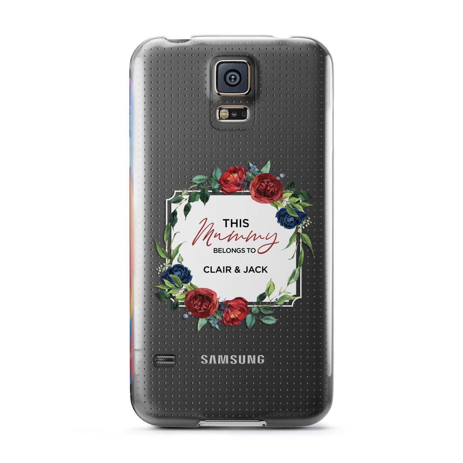 Mothers Day Flower Plaque Samsung Galaxy S5 Case