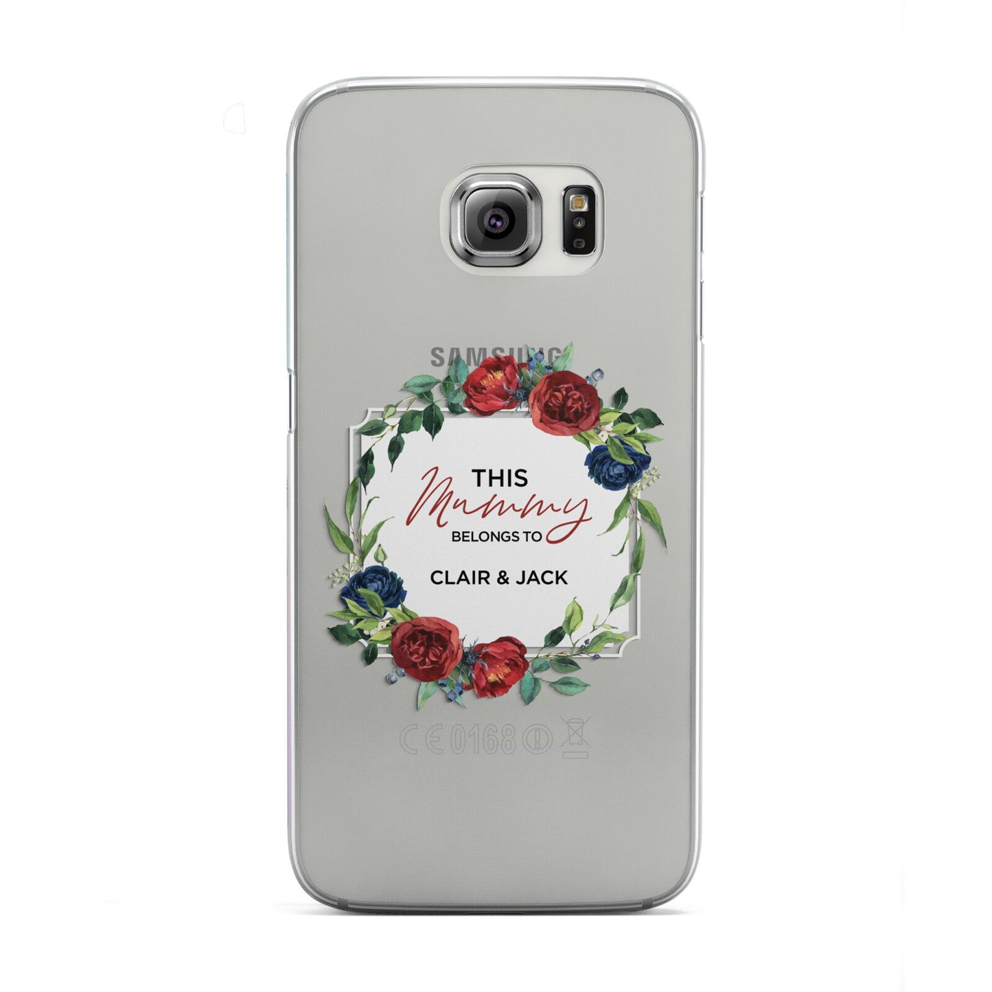 Mothers Day Flower Plaque Samsung Galaxy S6 Edge Case