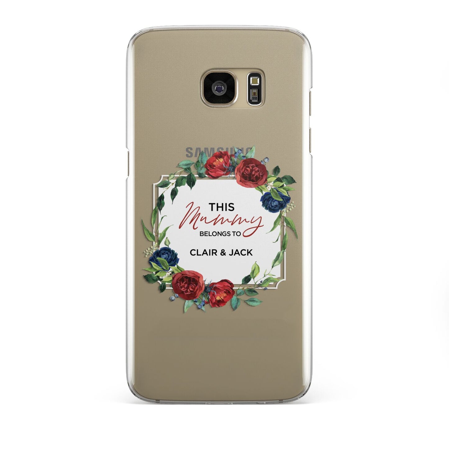 Mothers Day Flower Plaque Samsung Galaxy S7 Edge Case