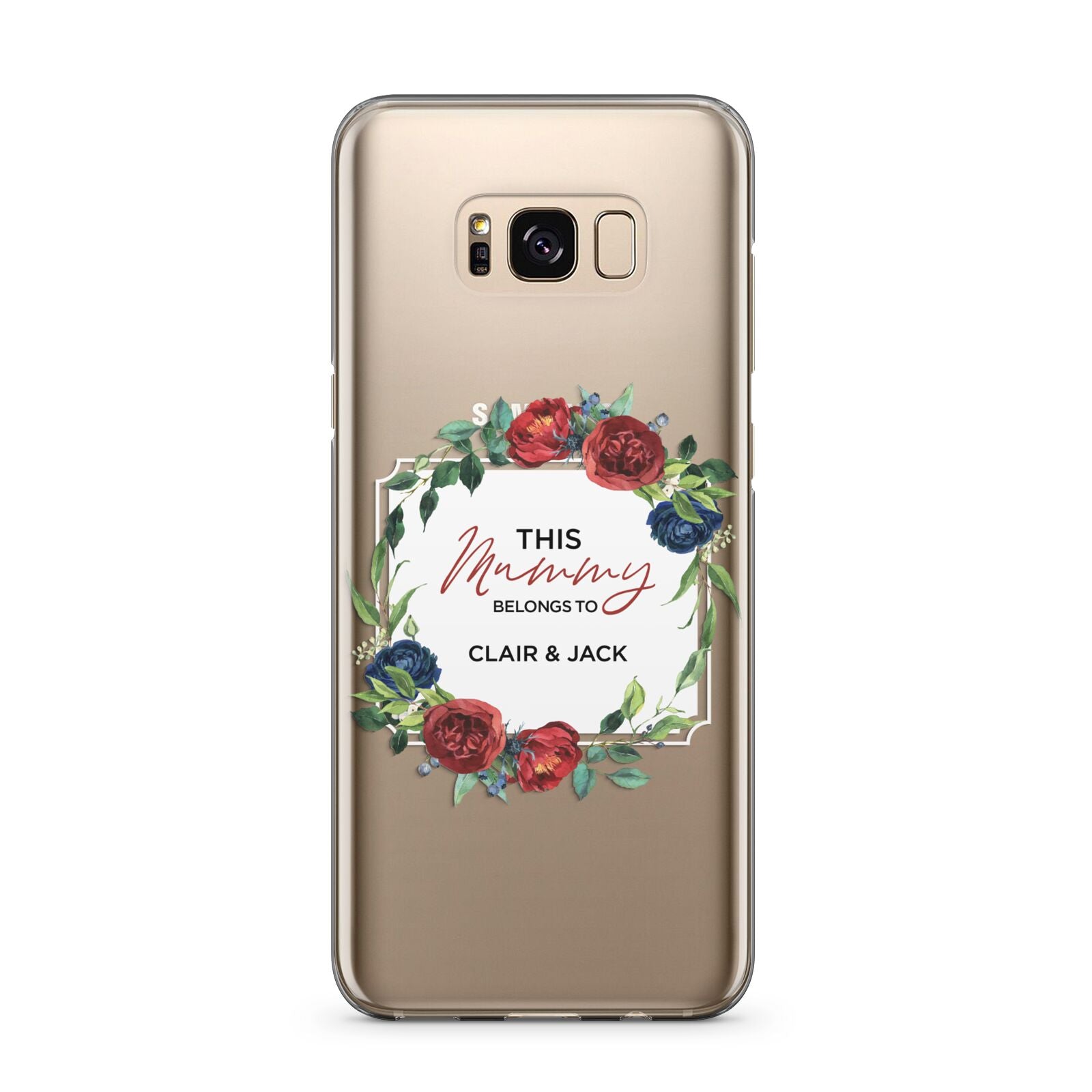 Mothers Day Flower Plaque Samsung Galaxy S8 Plus Case