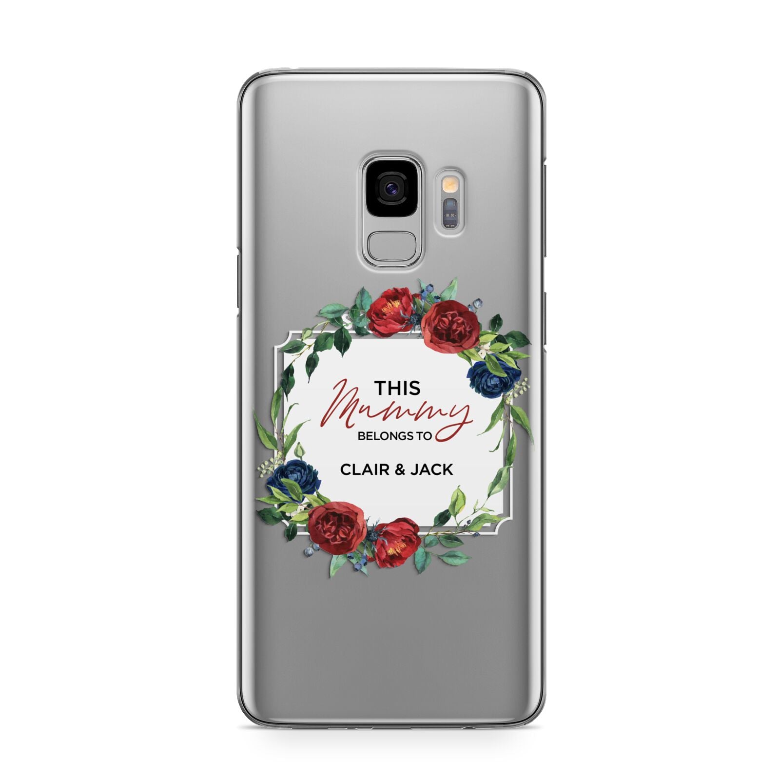 Mothers Day Flower Plaque Samsung Galaxy S9 Case