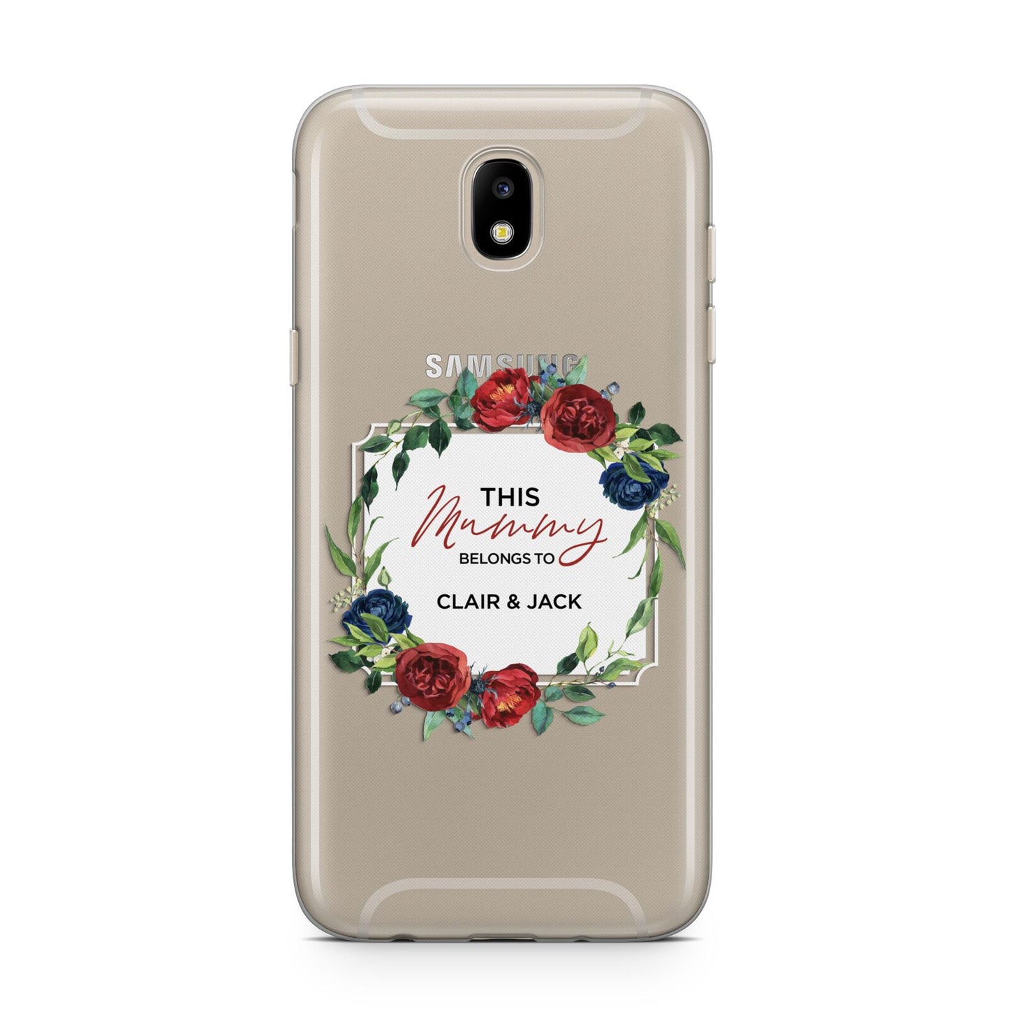 Mothers Day Flower Plaque Samsung J5 2017 Case