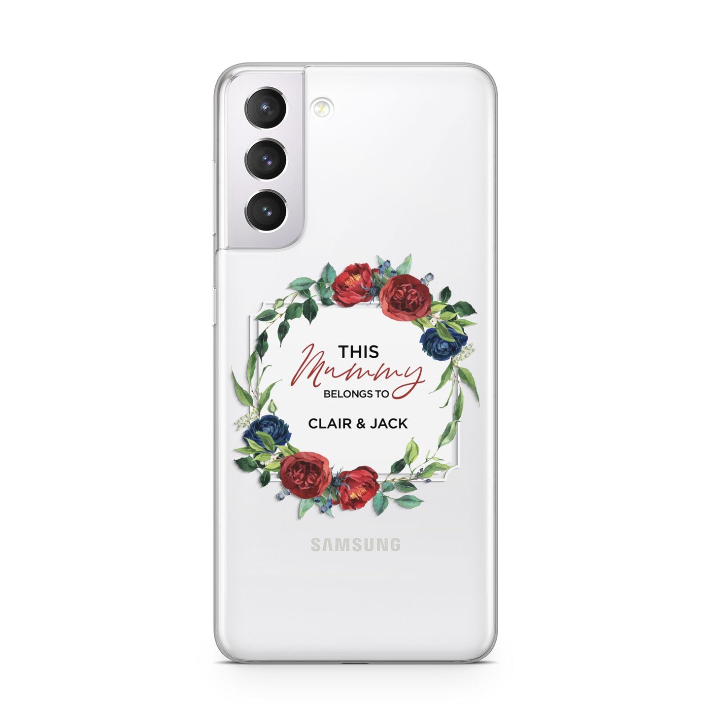 Mothers Day Flower Plaque Samsung S21 Case