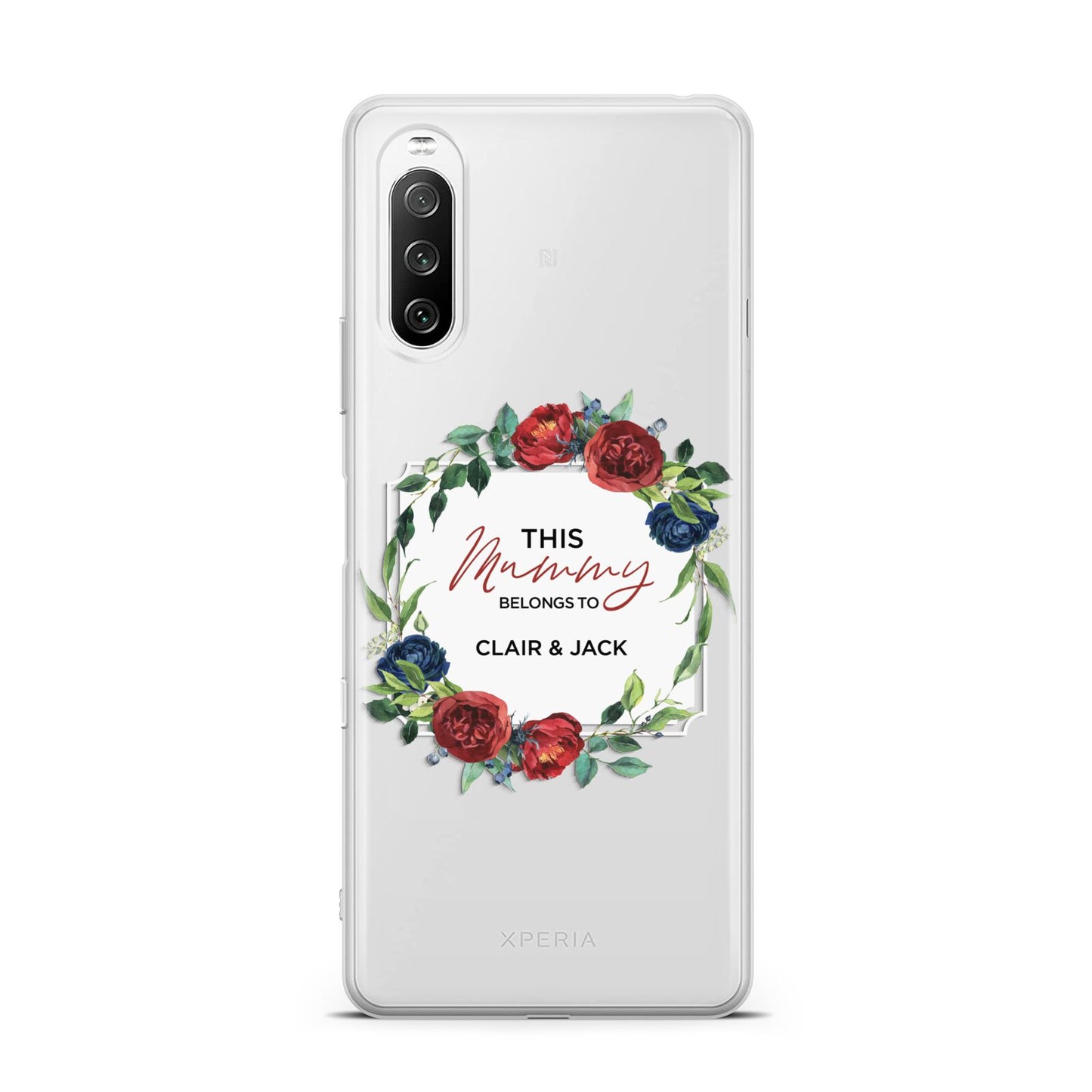 Mothers Day Flower Plaque Sony Xperia 10 III Case