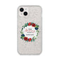 Mothers Day Flower Plaque iPhone 14 Plus Glitter Tough Case Starlight