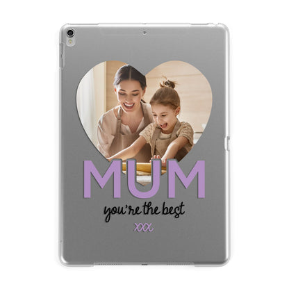 Mothers Day Heart Photo Apple iPad Silver Case