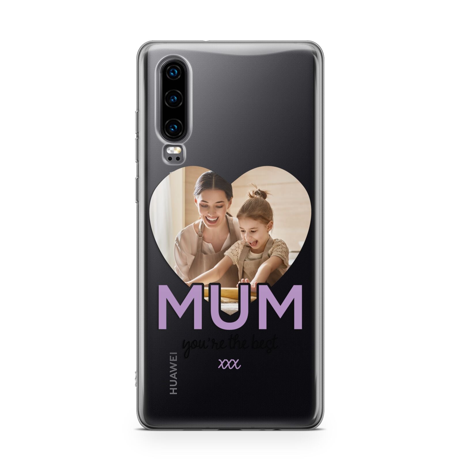 Mothers Day Heart Photo Huawei P30 Phone Case