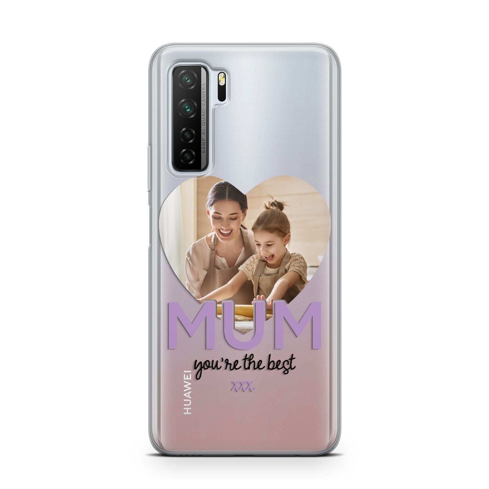 Mothers Day Heart Photo Huawei P40 Lite 5G Phone Case