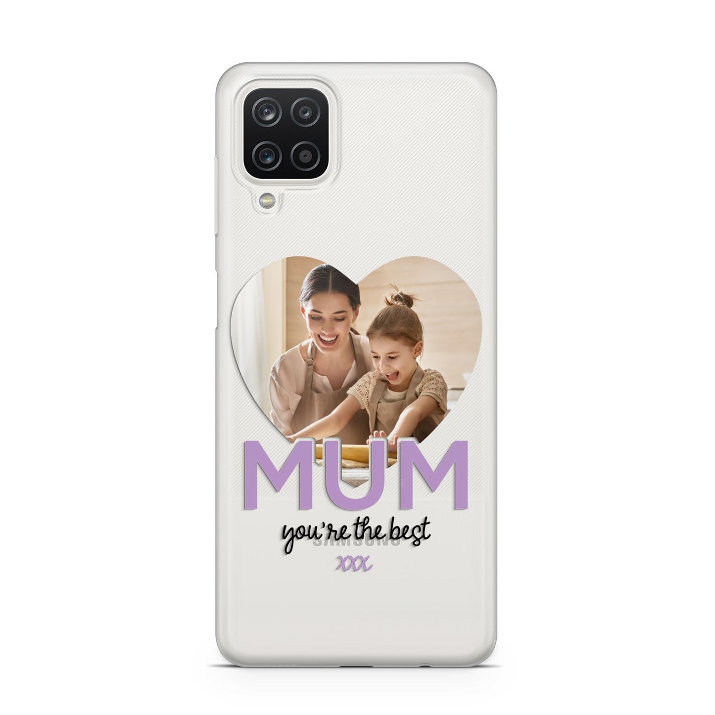 Mothers Day Heart Photo Samsung A12 Case