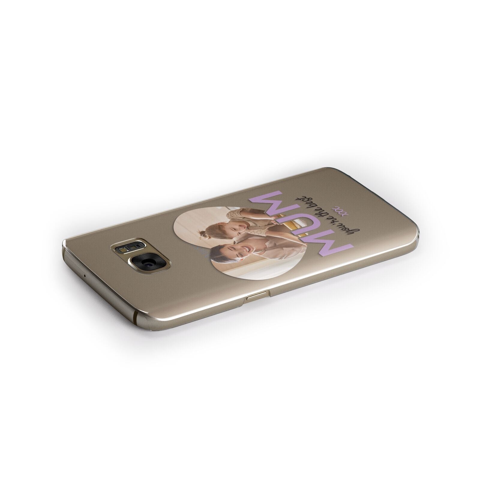 Mothers Day Heart Photo Samsung Galaxy Case Side Close Up