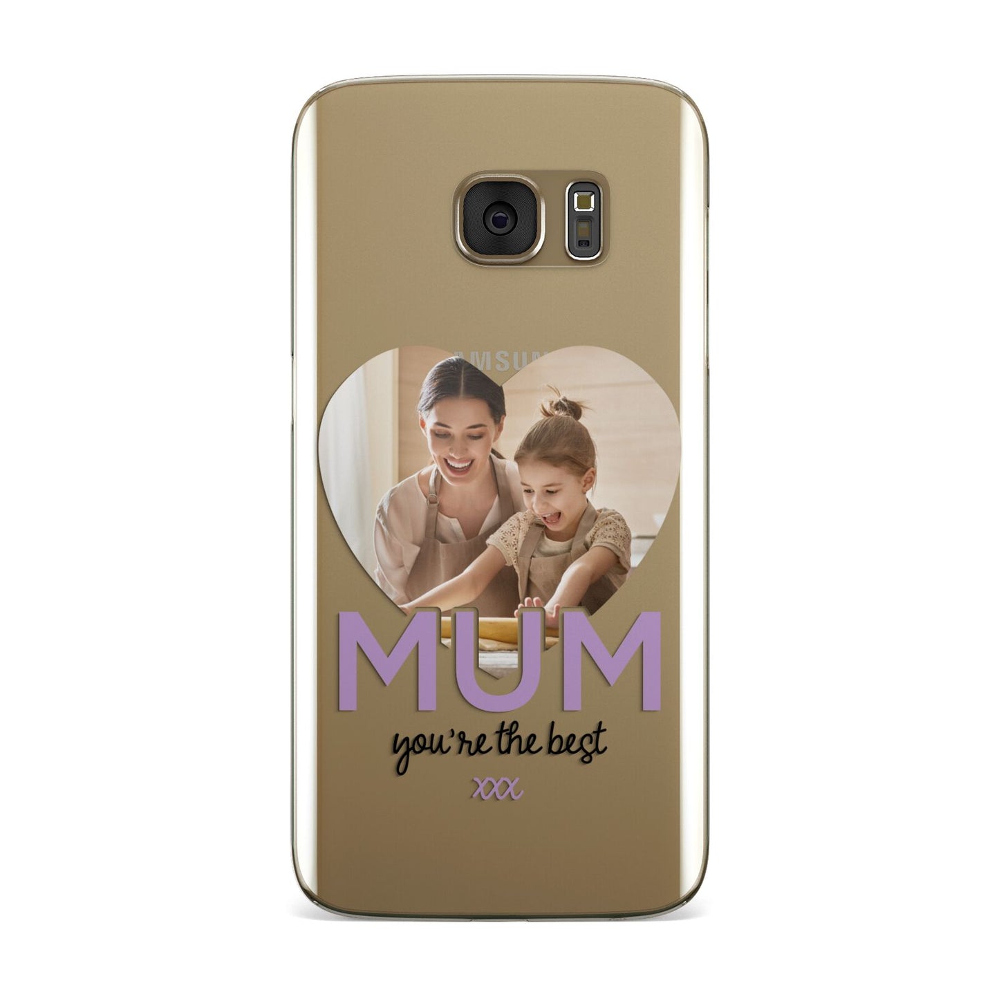 Mothers Day Heart Photo Samsung Galaxy Case