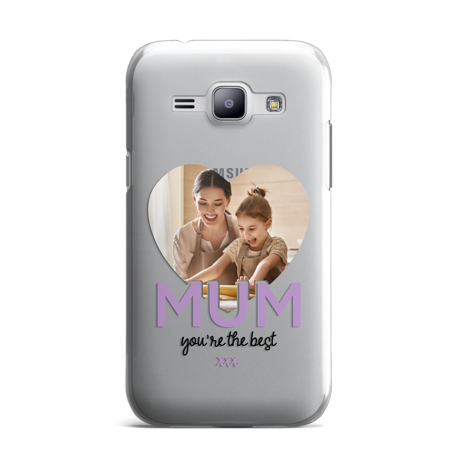 Mothers Day Heart Photo Samsung Galaxy J1 2015 Case