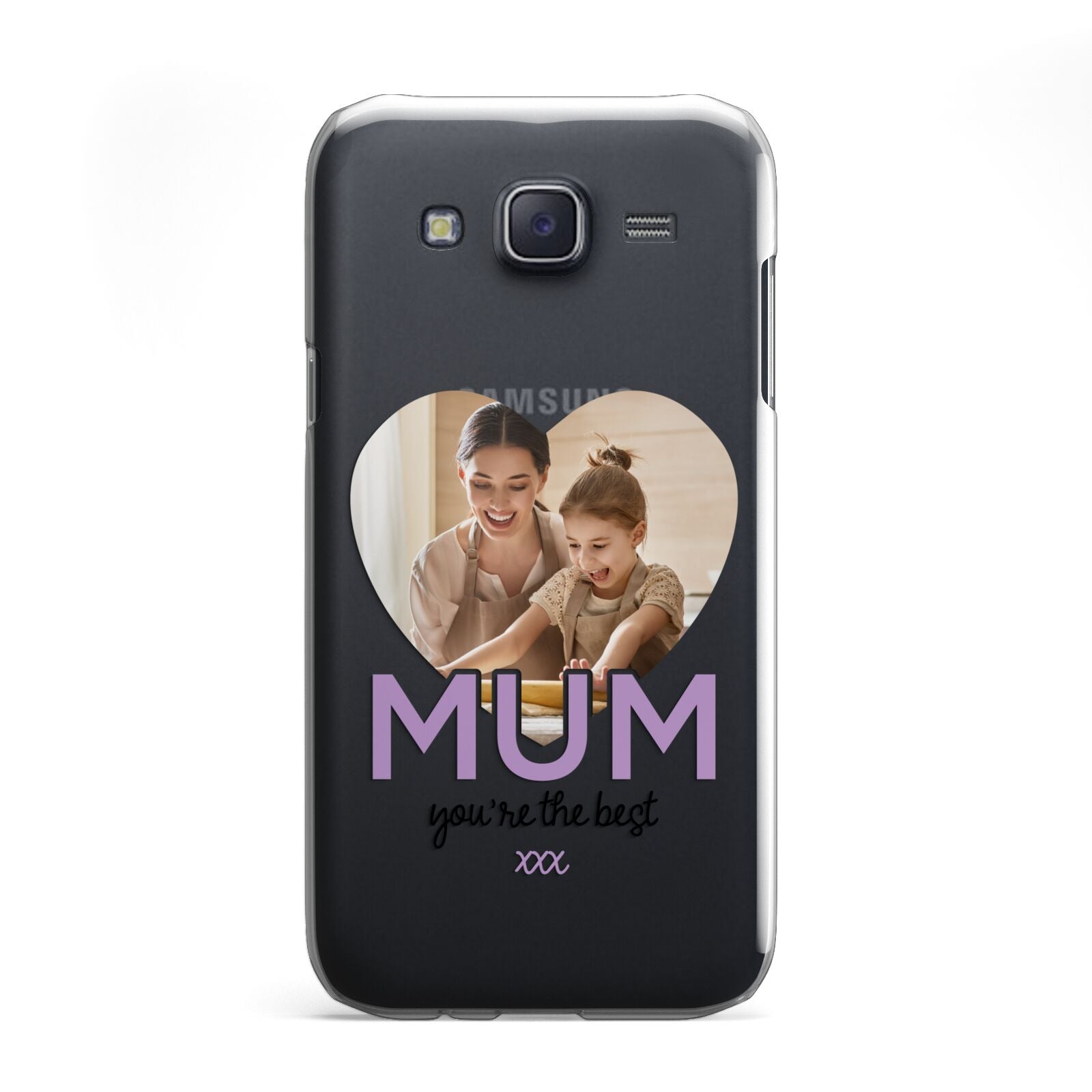 Mothers Day Heart Photo Samsung Galaxy J5 Case