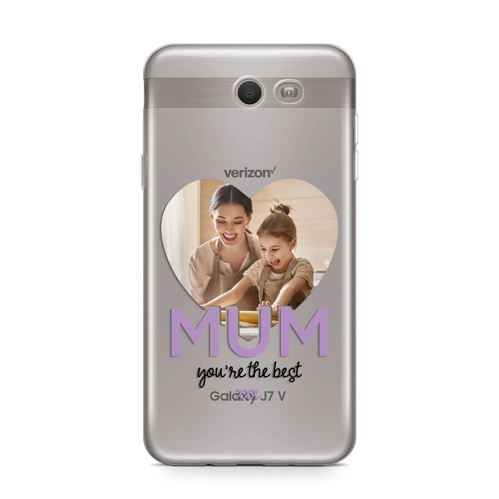 Mothers Day Heart Photo Samsung Galaxy J7 2017 Case