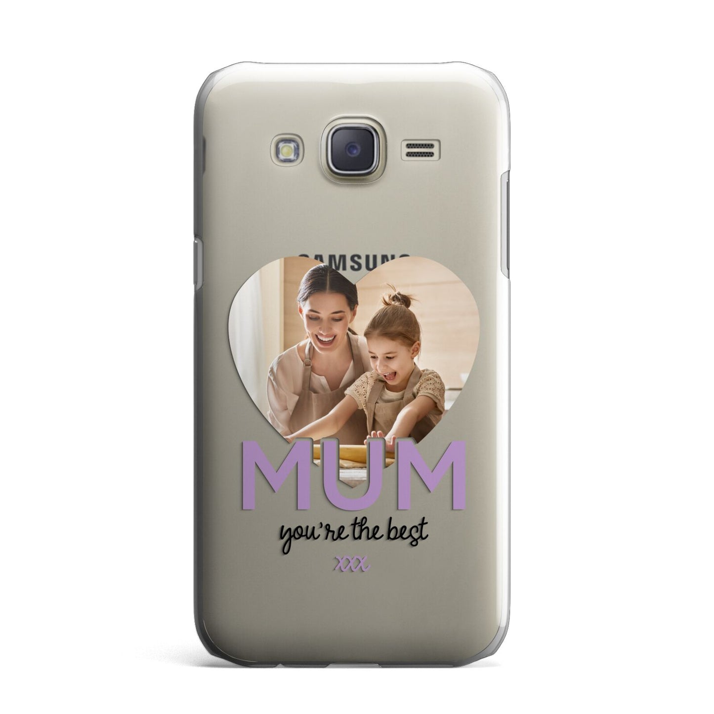 Mothers Day Heart Photo Samsung Galaxy J7 Case