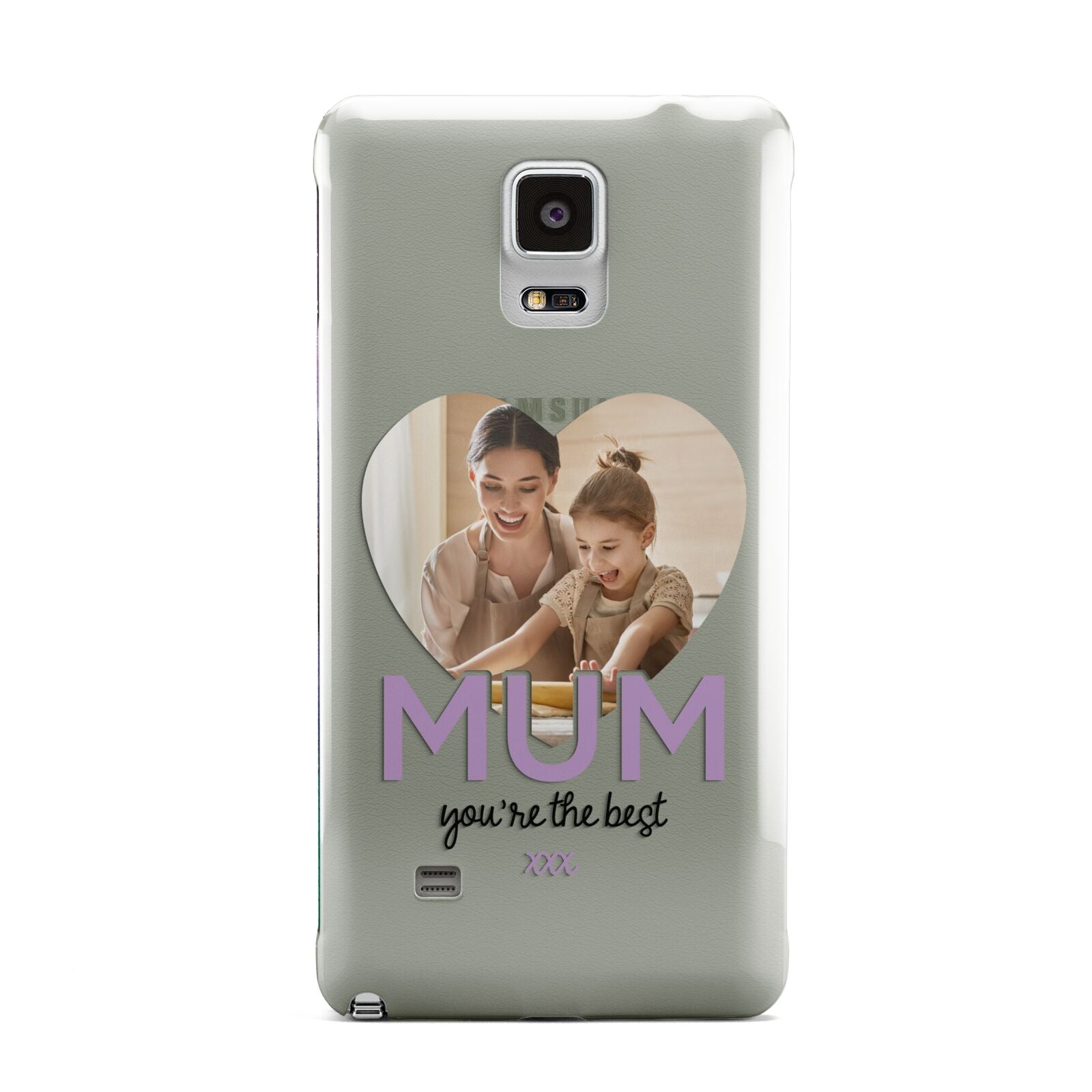 Mothers Day Heart Photo Samsung Galaxy Note 4 Case