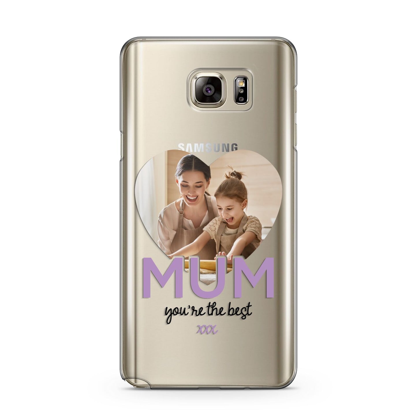 Mothers Day Heart Photo Samsung Galaxy Note 5 Case