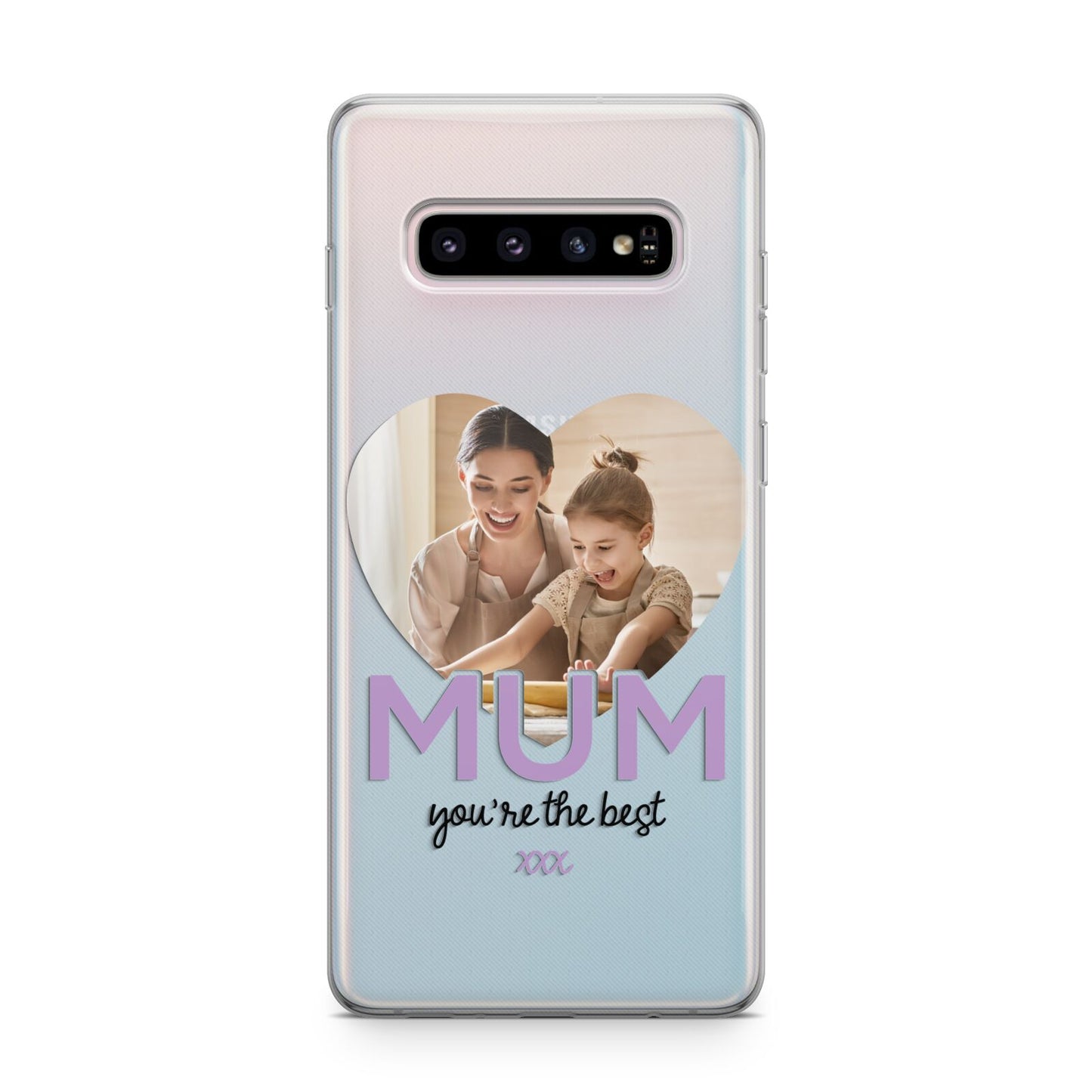 Mothers Day Heart Photo Samsung Galaxy S10 Plus Case