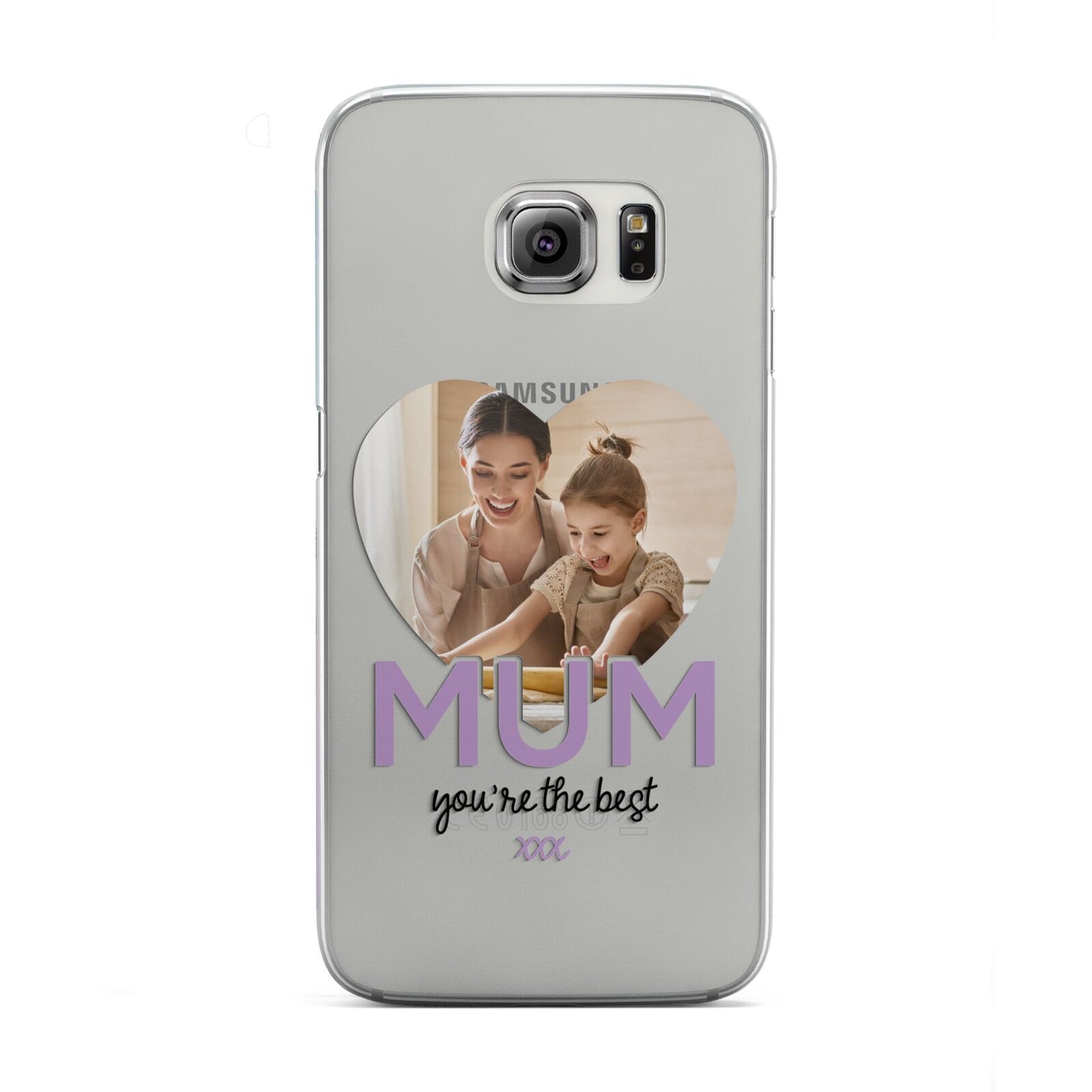 Mothers Day Heart Photo Samsung Galaxy S6 Edge Case