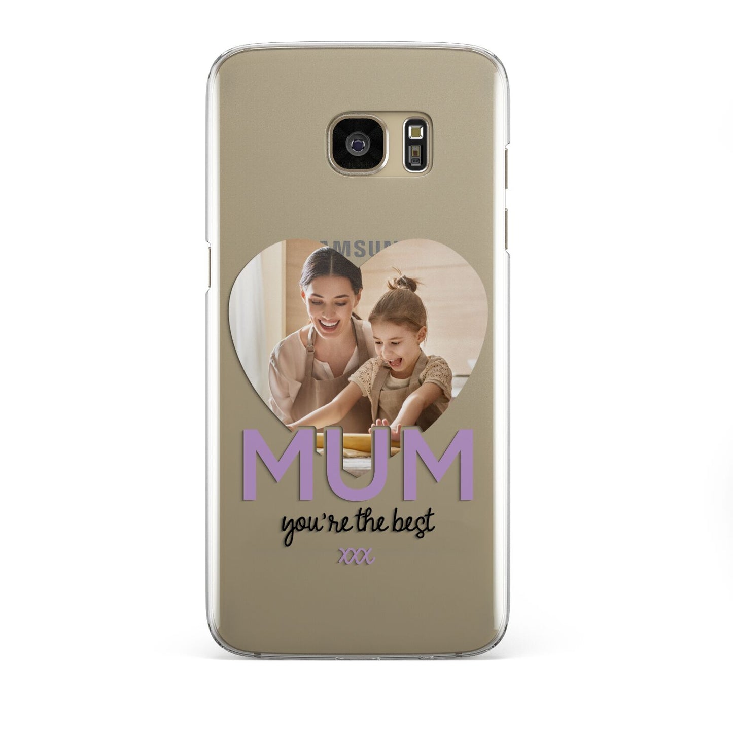 Mothers Day Heart Photo Samsung Galaxy S7 Edge Case