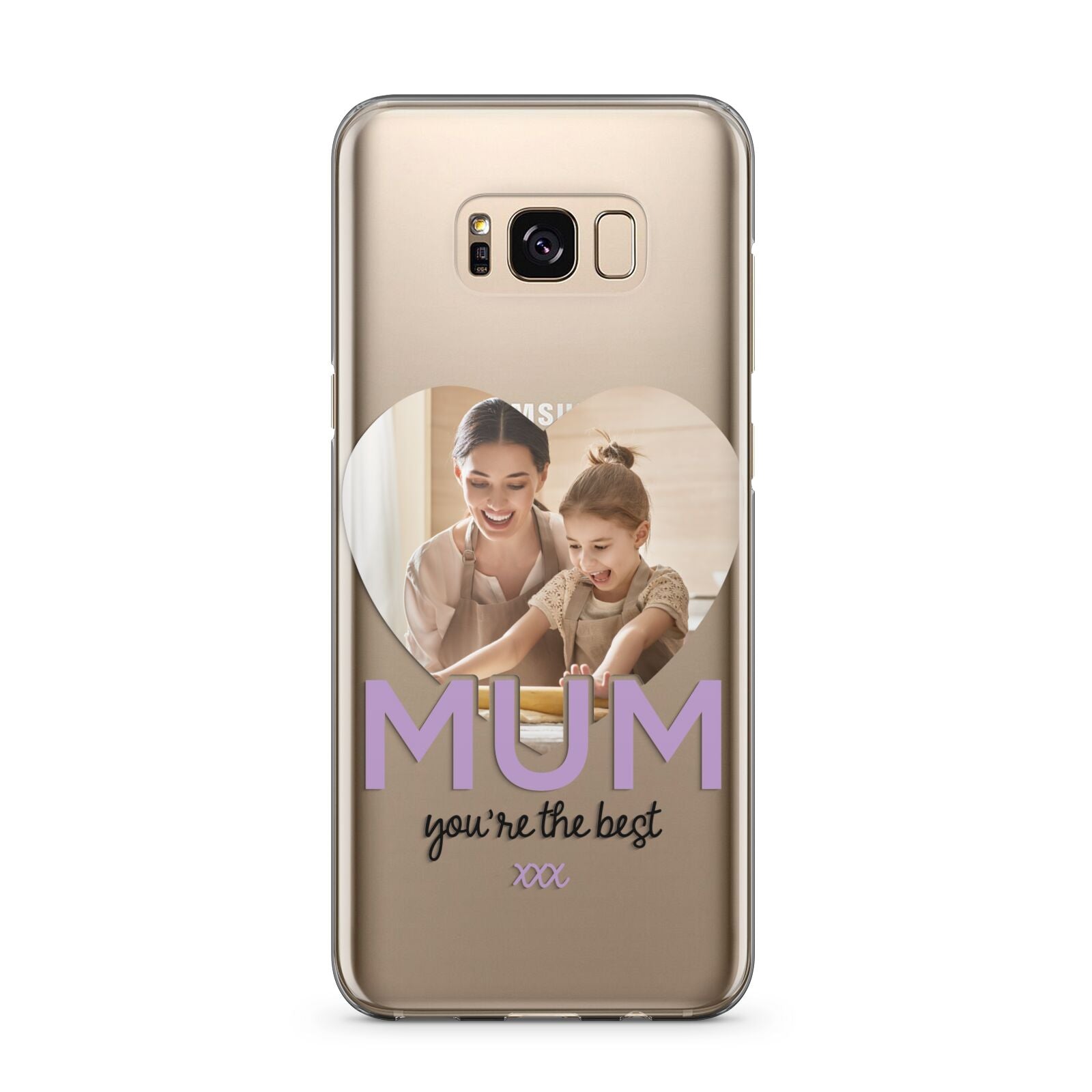 Mothers Day Heart Photo Samsung Galaxy S8 Plus Case