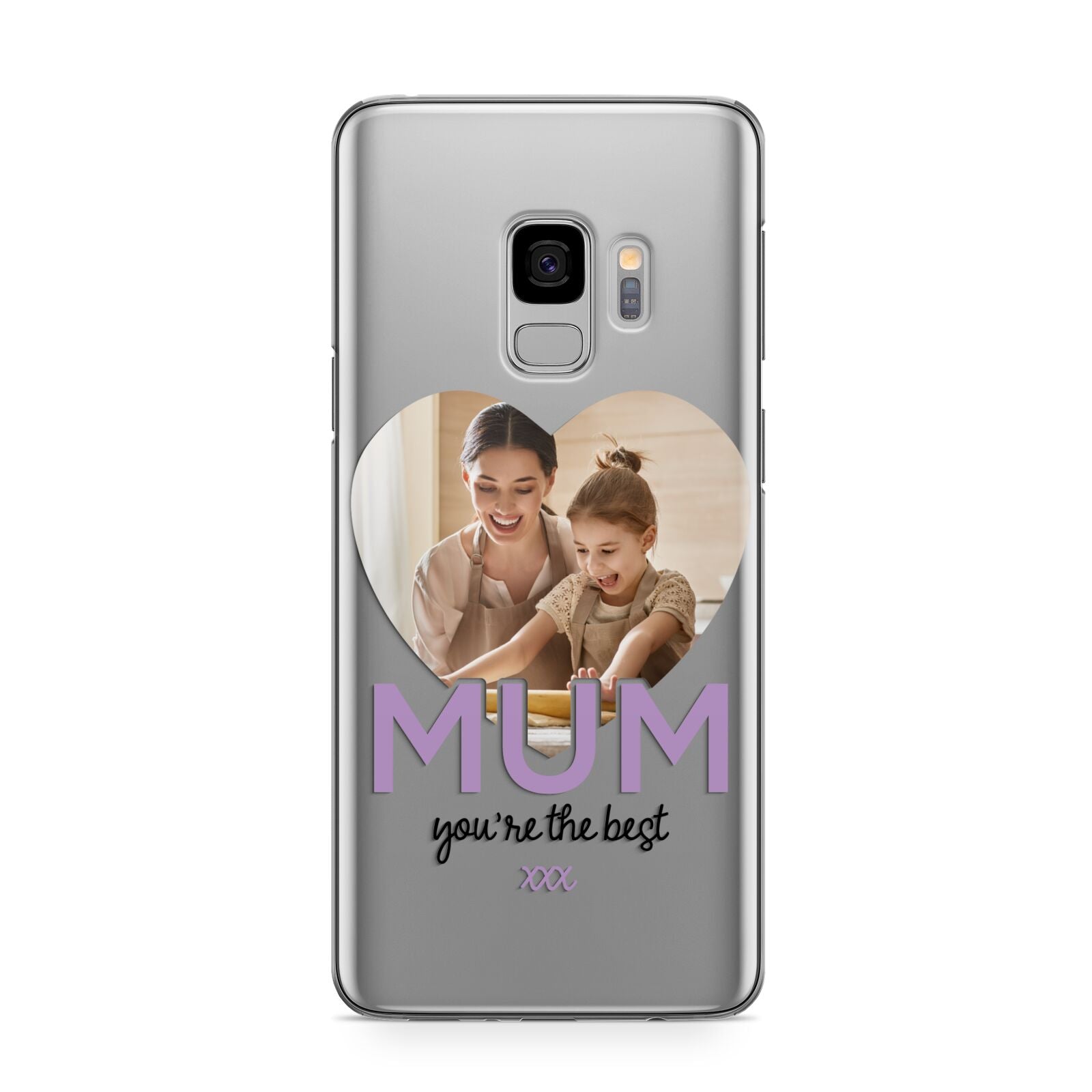 Mothers Day Heart Photo Samsung Galaxy S9 Case