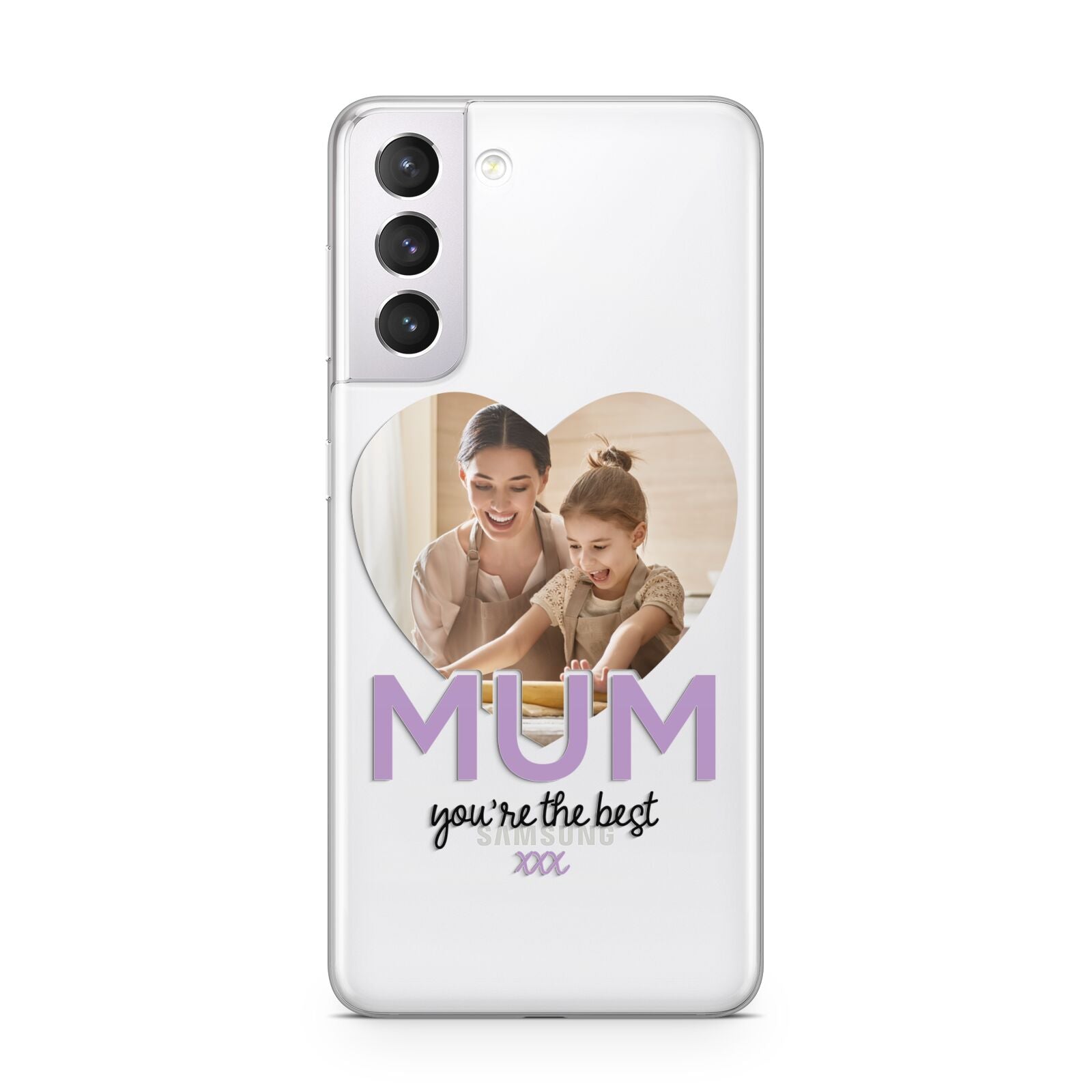 Mothers Day Heart Photo Samsung S21 Case