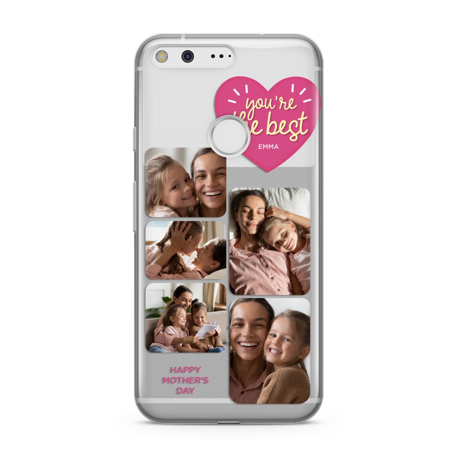 Mothers Day Multi Photo Strip Google Pixel Case