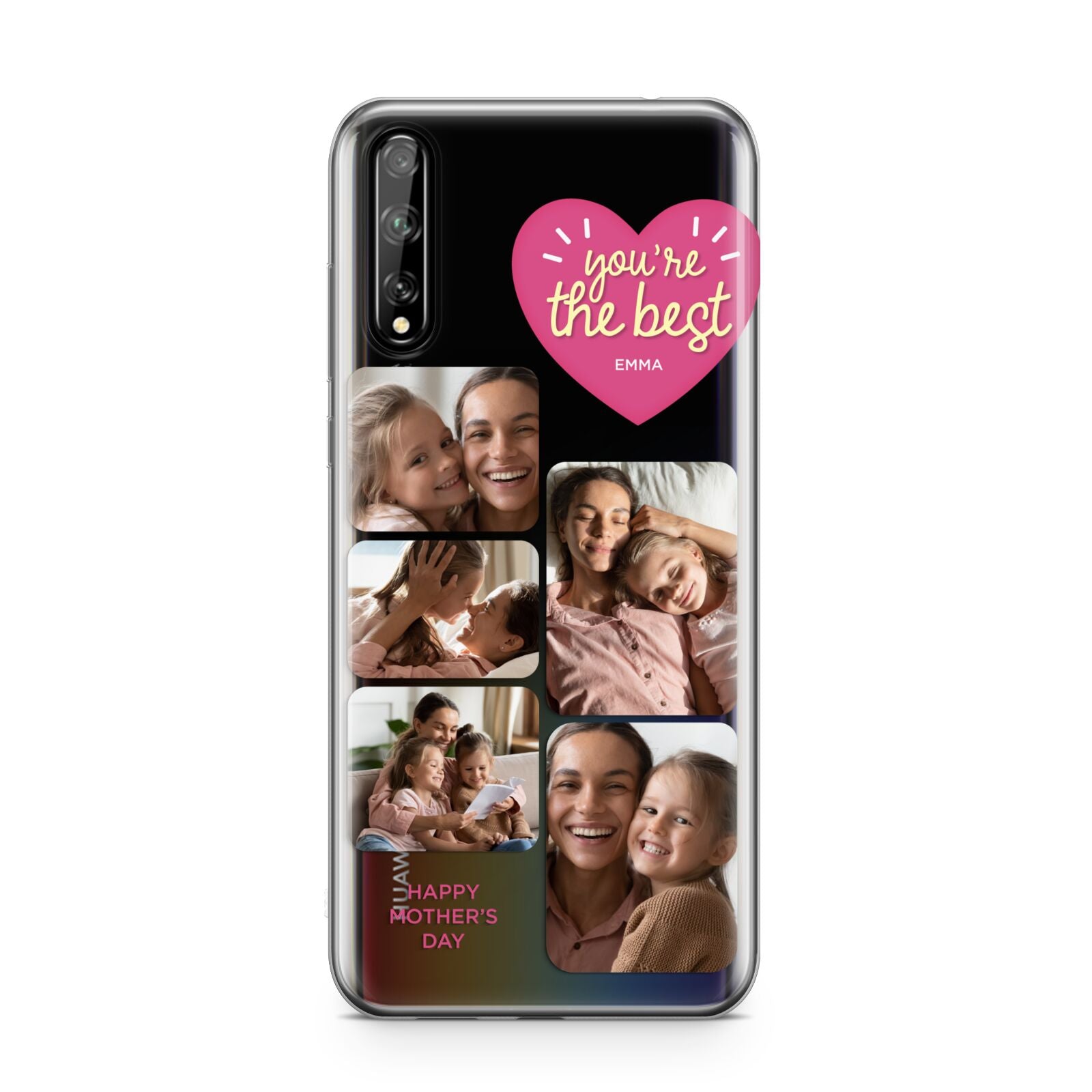 Mothers Day Multi Photo Strip Huawei Enjoy 10s Phone Case