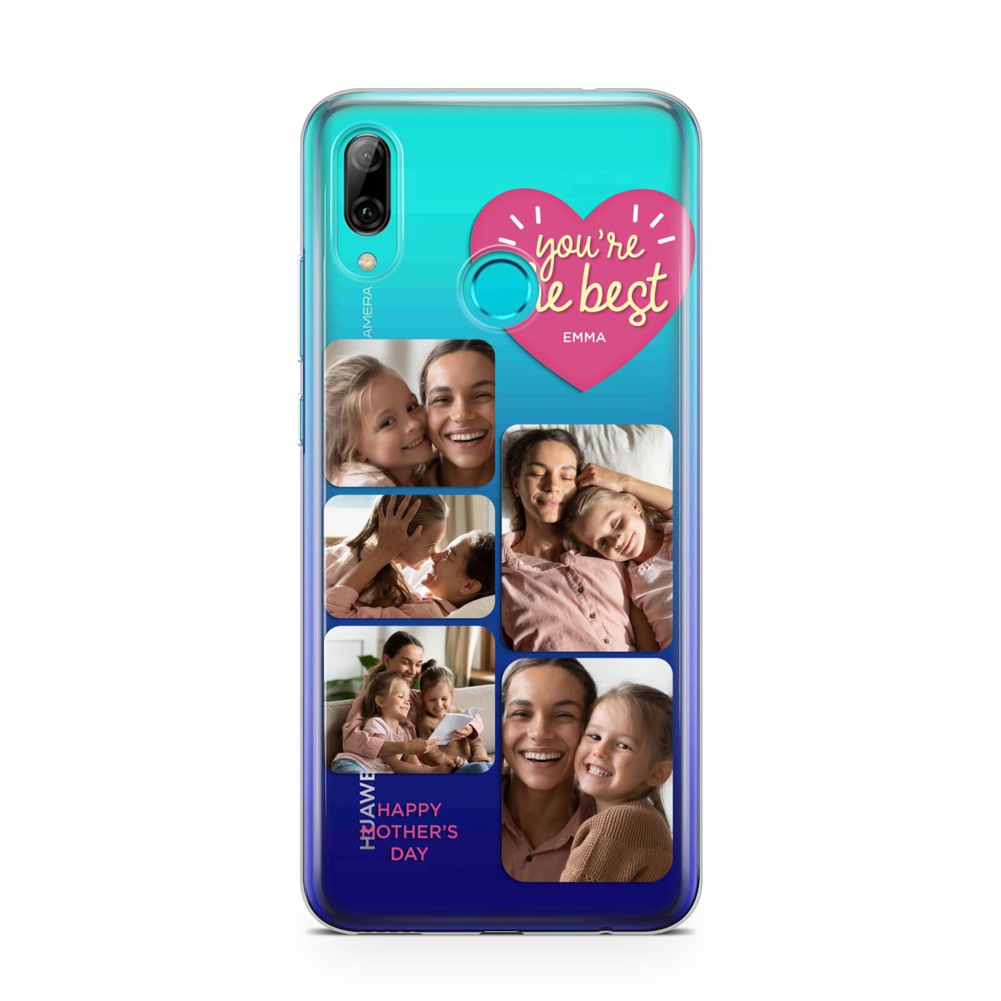 Mothers Day Multi Photo Strip Huawei P Smart 2019 Case